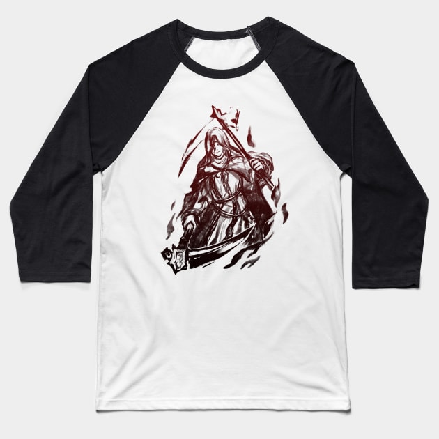 Sister Friede - Inkborne Baseball T-Shirt by Kuyuan